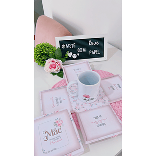 Arquivo de corte Caixa Explosão Dia das Mães - Arte com papel