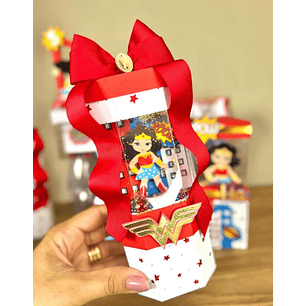 Arquivo de Corte Caixa Oitavada Visor SOMENTE MOLDE - Sublime Papelaria