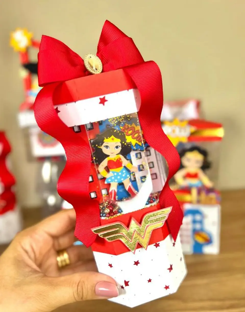 Arquivo de Corte Caixa Oitavada Visor SOMENTE MOLDE - Sublime Papelaria 1