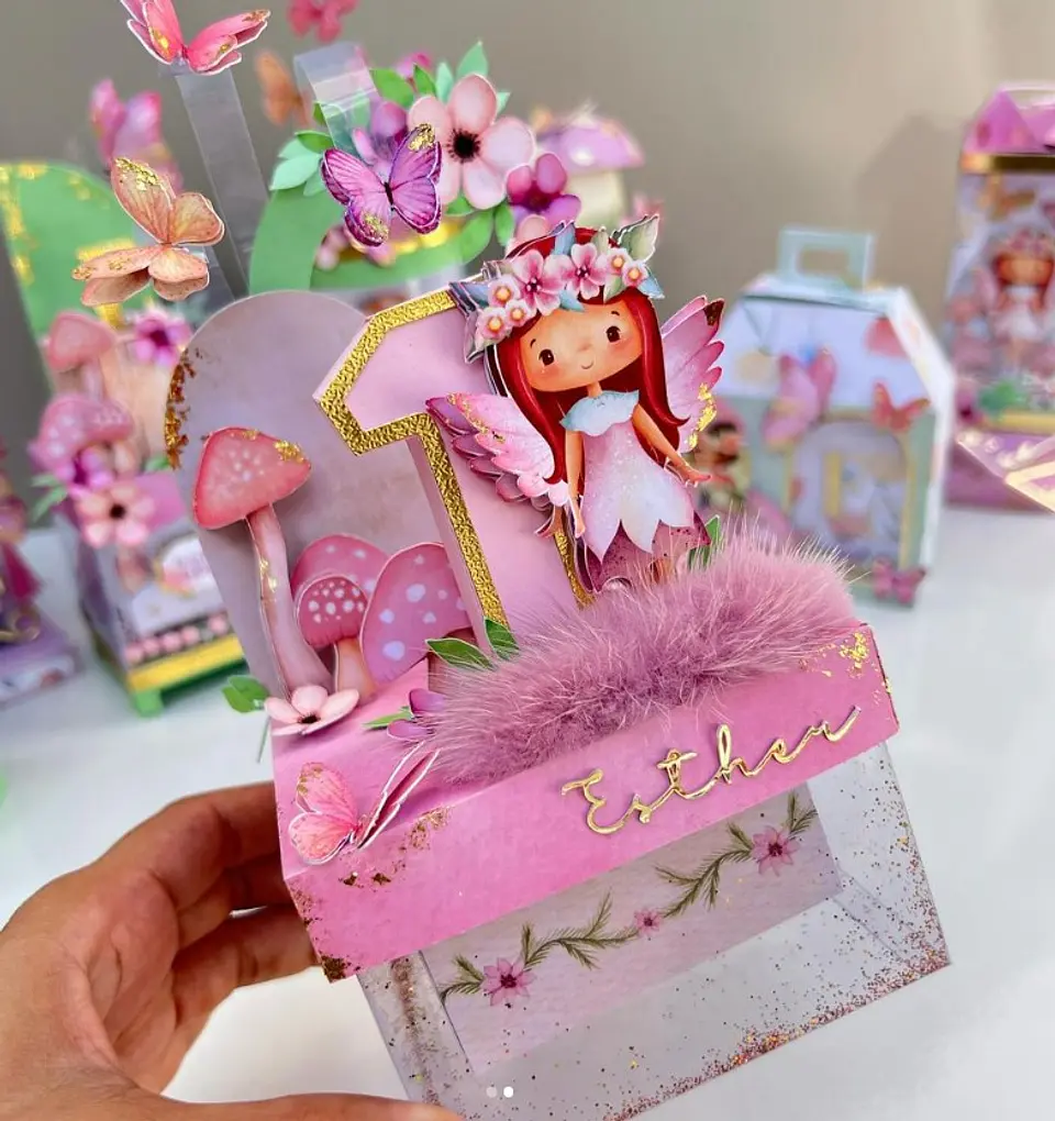 Arquivo de Corte Caixa Cenário Premium SOMENTE MOLDE - Sublime Papelaria 1