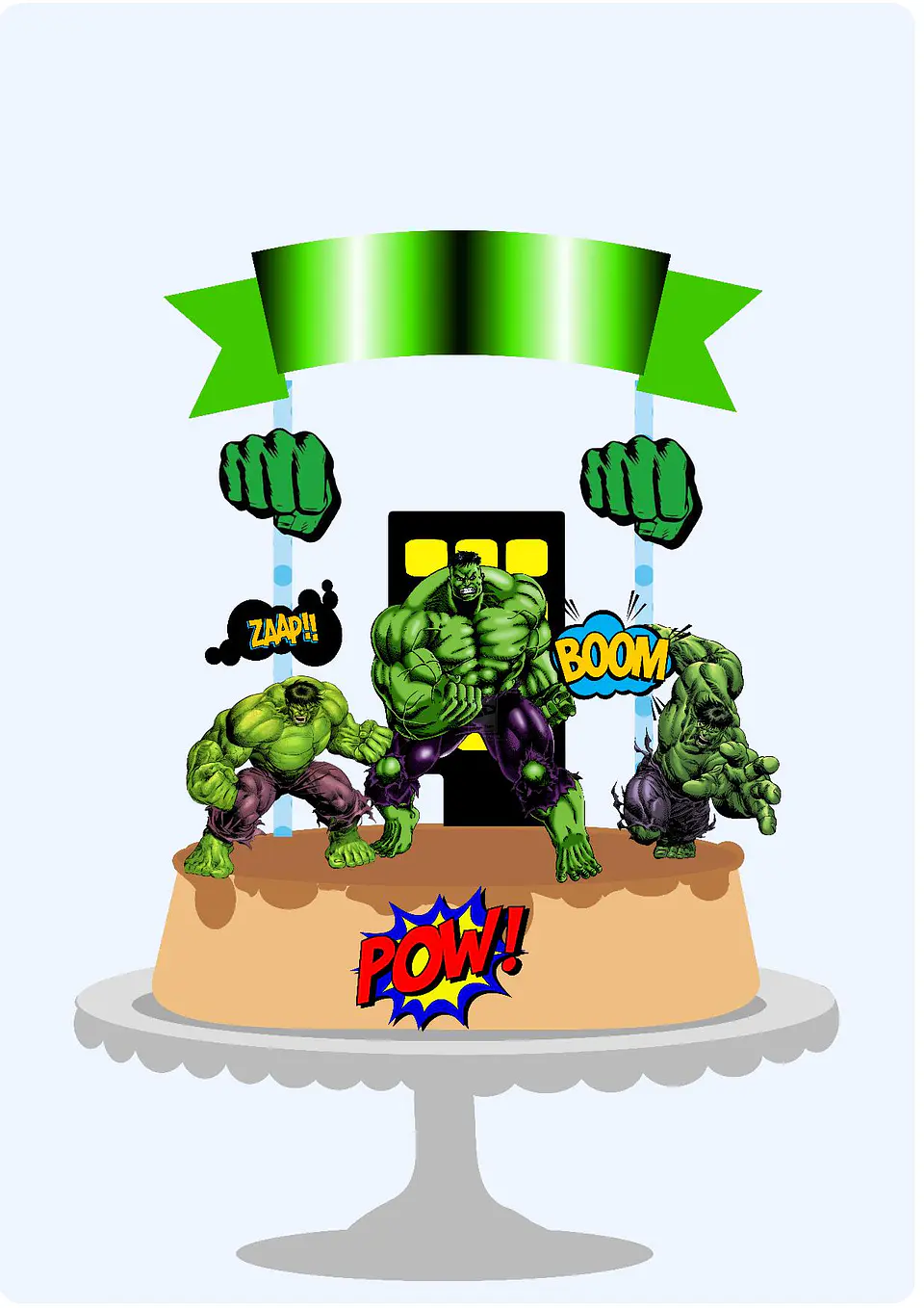 Arquivo de Corte Topo Hulk 1