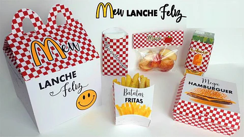 Arquivo de Corte Mc Lanche Feliz