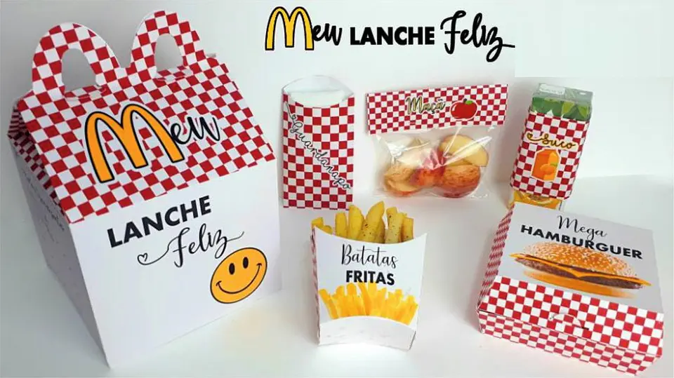 Arquivo de Corte Mc Lanche Feliz 1