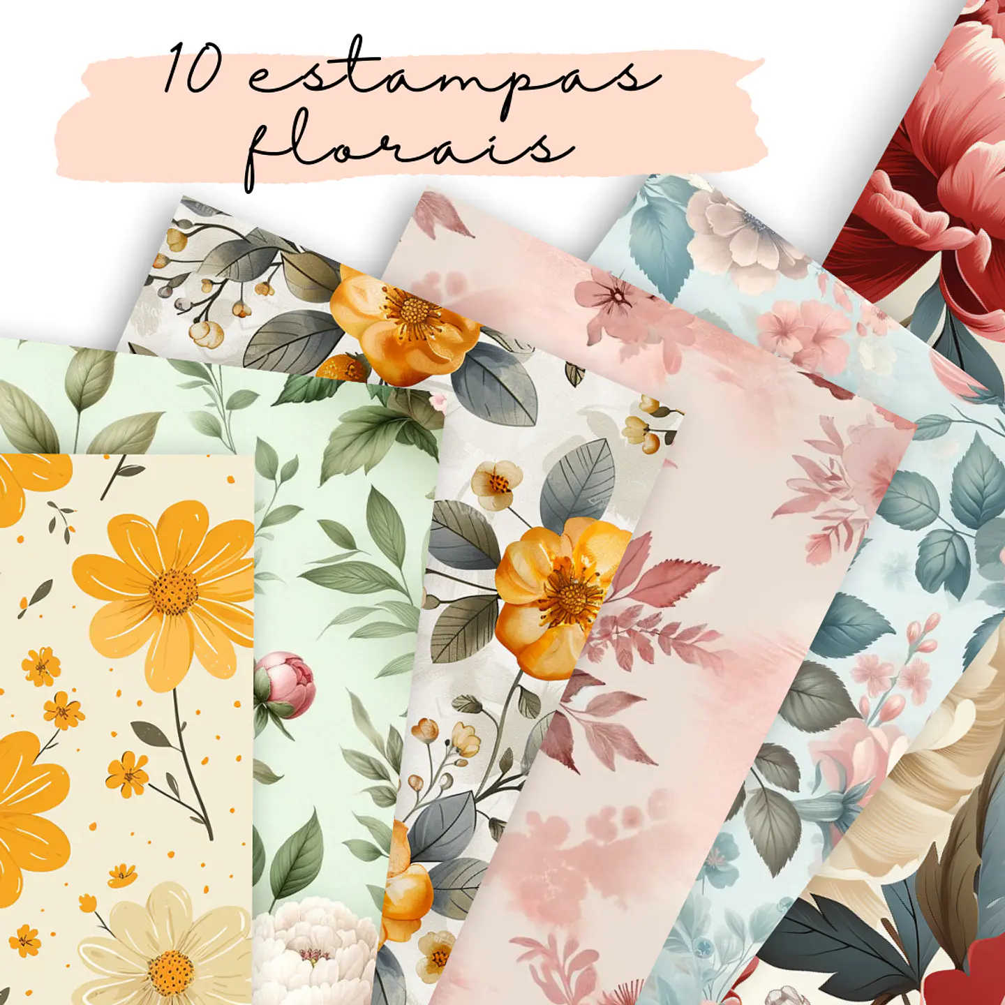 Kit Digital Coleção Mulher e Flor - Caramelo Designer 5