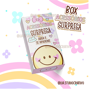 Arquivo Caixa Acessórios Surpresa - Lua Studio