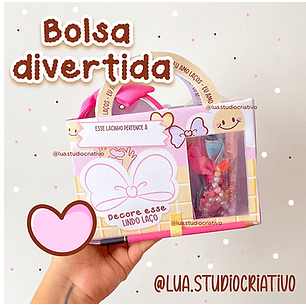 Arquivo de Corte Bolsa Divertida para Laços - Lua Studio