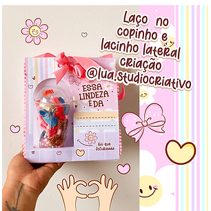 Arquivo de Corte Copo Bolha para Laços - Lua Studio