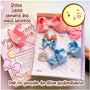 Arquivo de Corte Caixa Para Lações Semana - Lua Studio