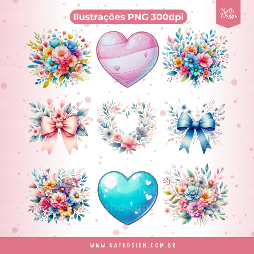 Kit Digital Dia das Mãe Laços de Amor 5
