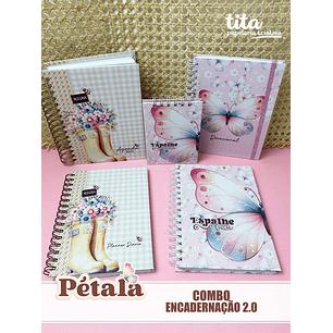 Arquivo Combo Encadernação Pétala 2.0 - 2025 - TITA