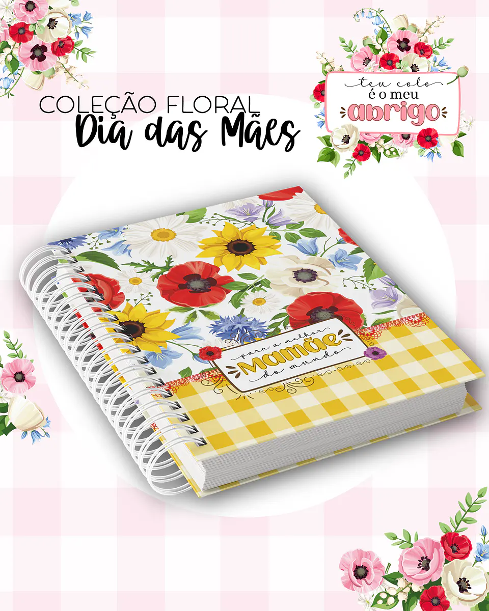 Arquivo Encadernação Floral Dia das Mães - Dream Arts 6