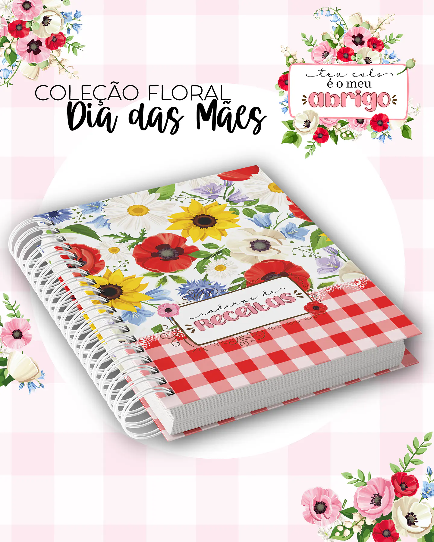 Arquivo Encadernação Floral Dia das Mães - Dream Arts 8