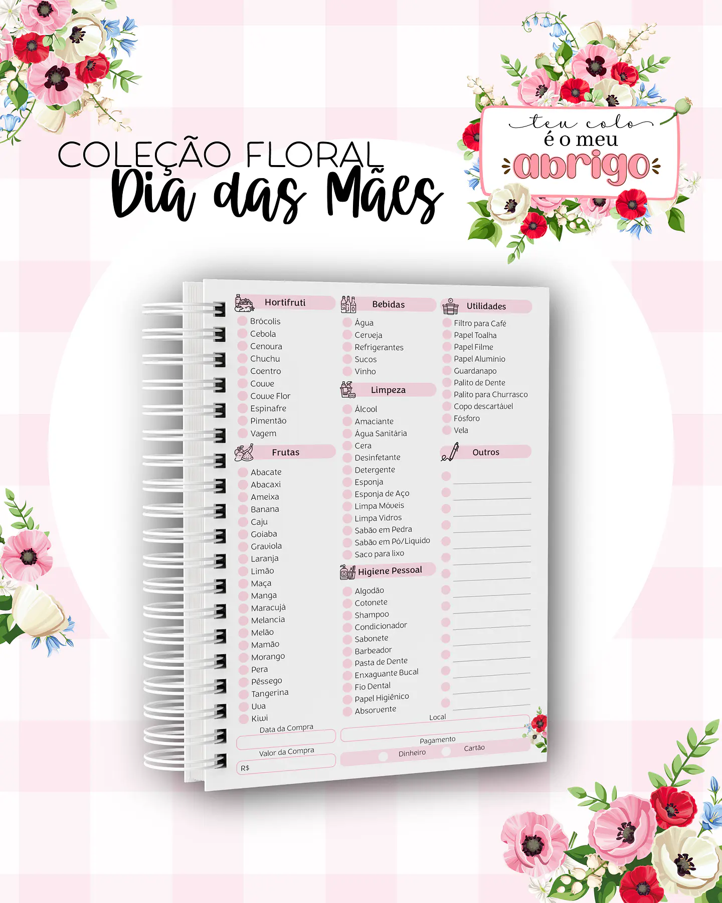 Arquivo Encadernação Floral Dia das Mães - Dream Arts 16