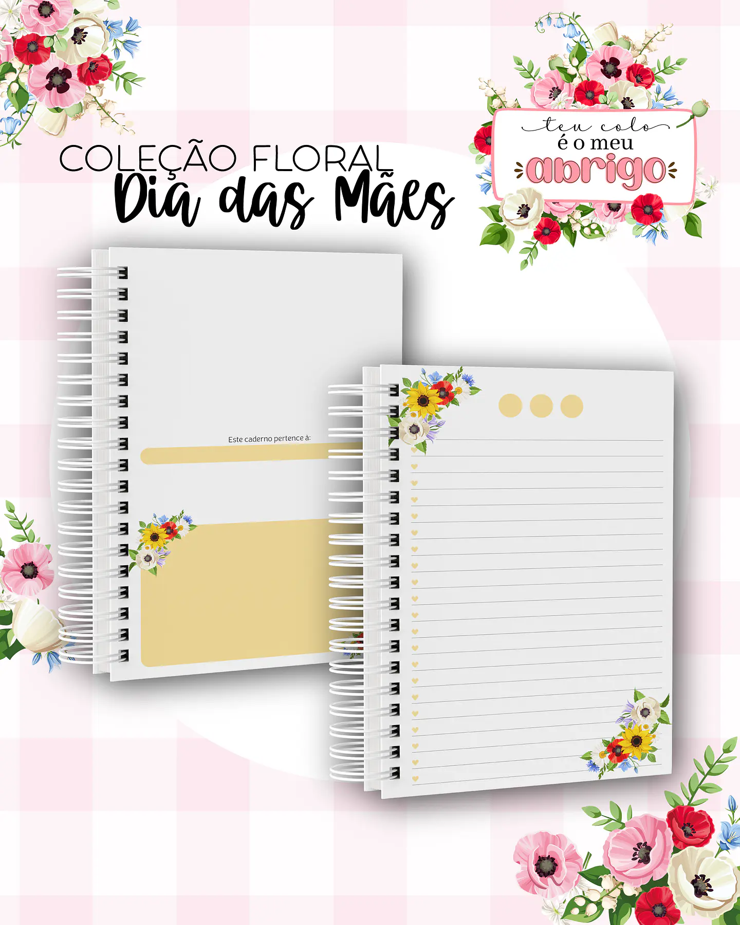 Arquivo Encadernação Floral Dia das Mães - Dream Arts 17