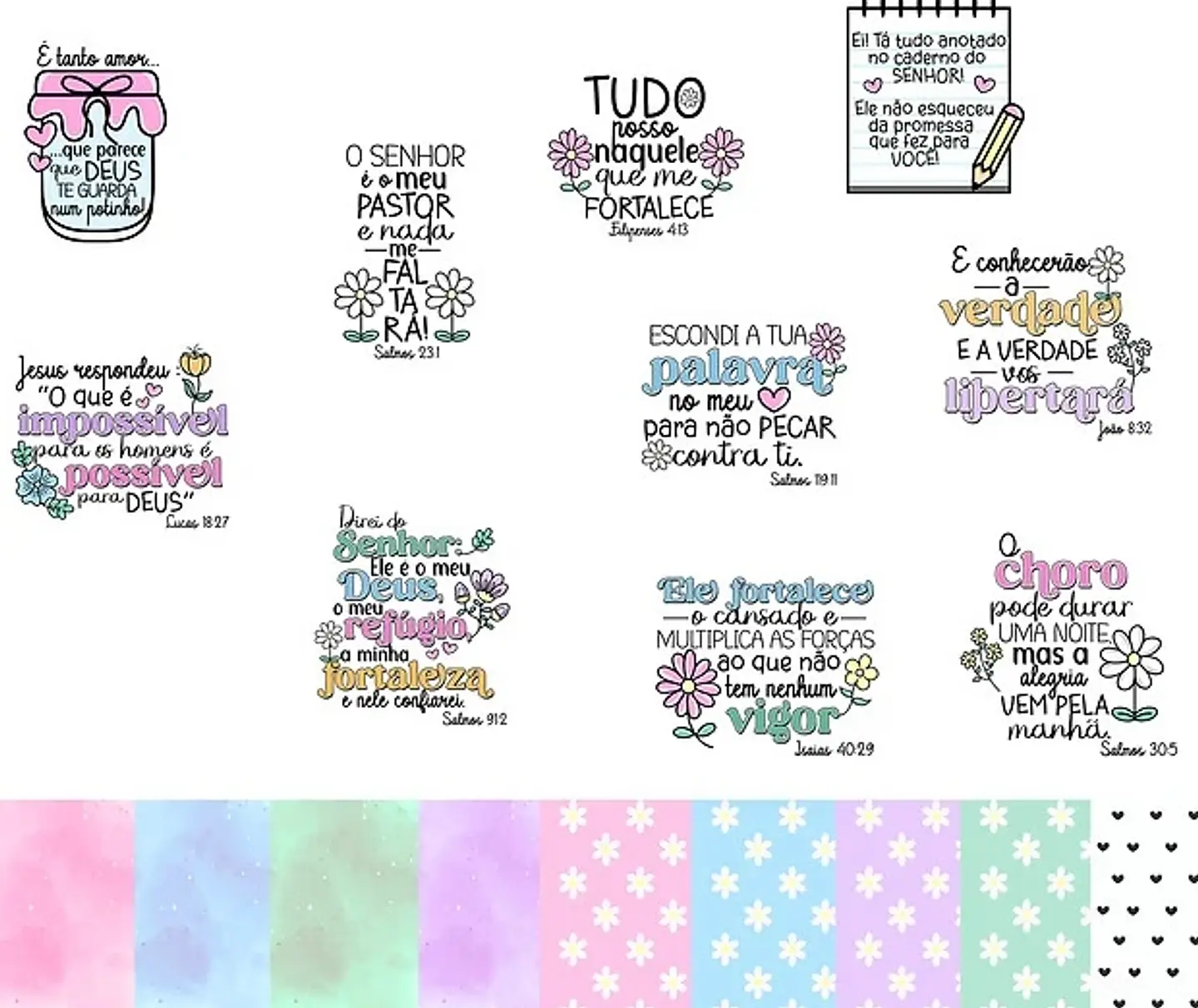 Kit Digital Versiculos - Desenhitos da Jana 3