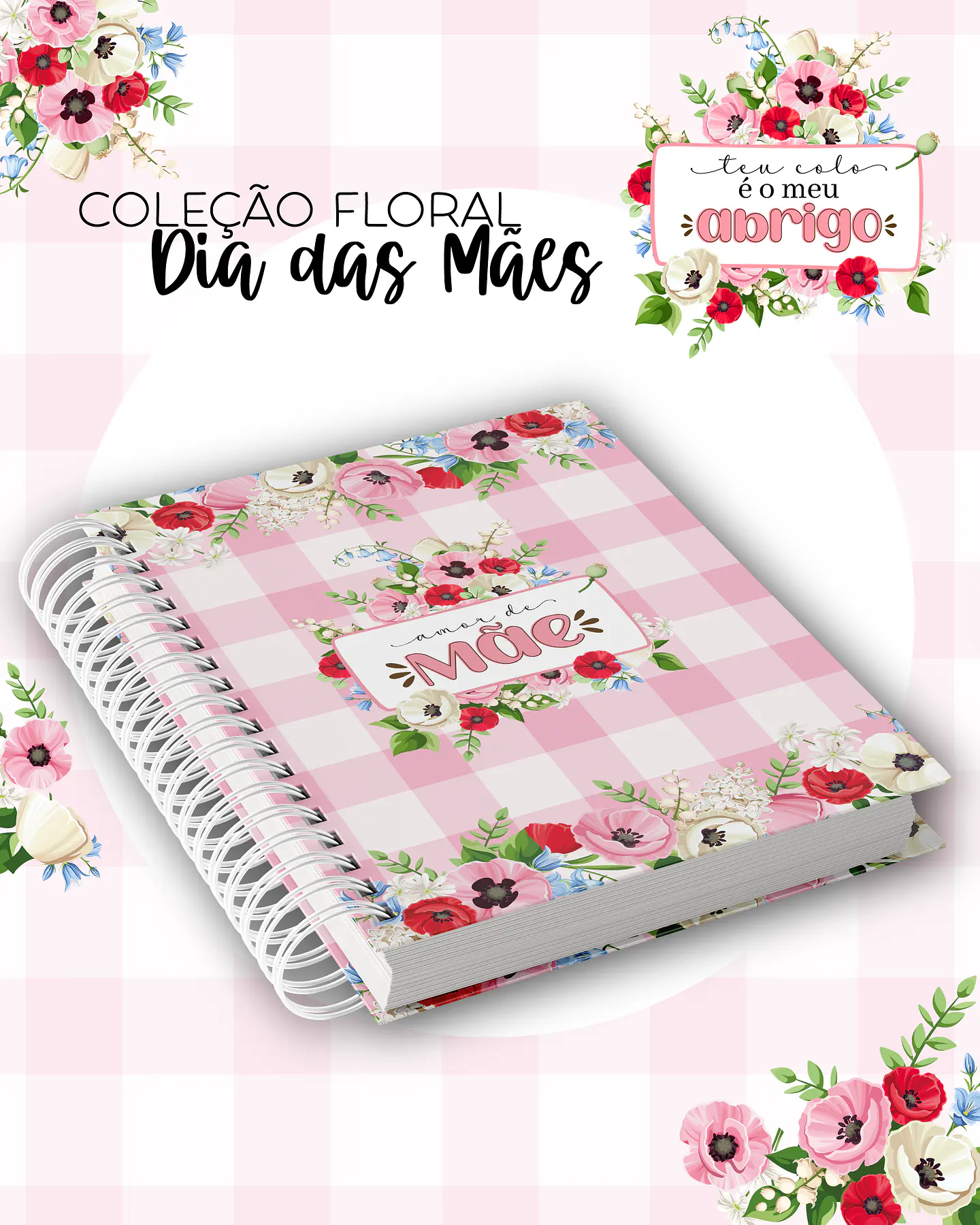 Arquivo Encadernação Floral Dia das Mães - Dream Arts 3