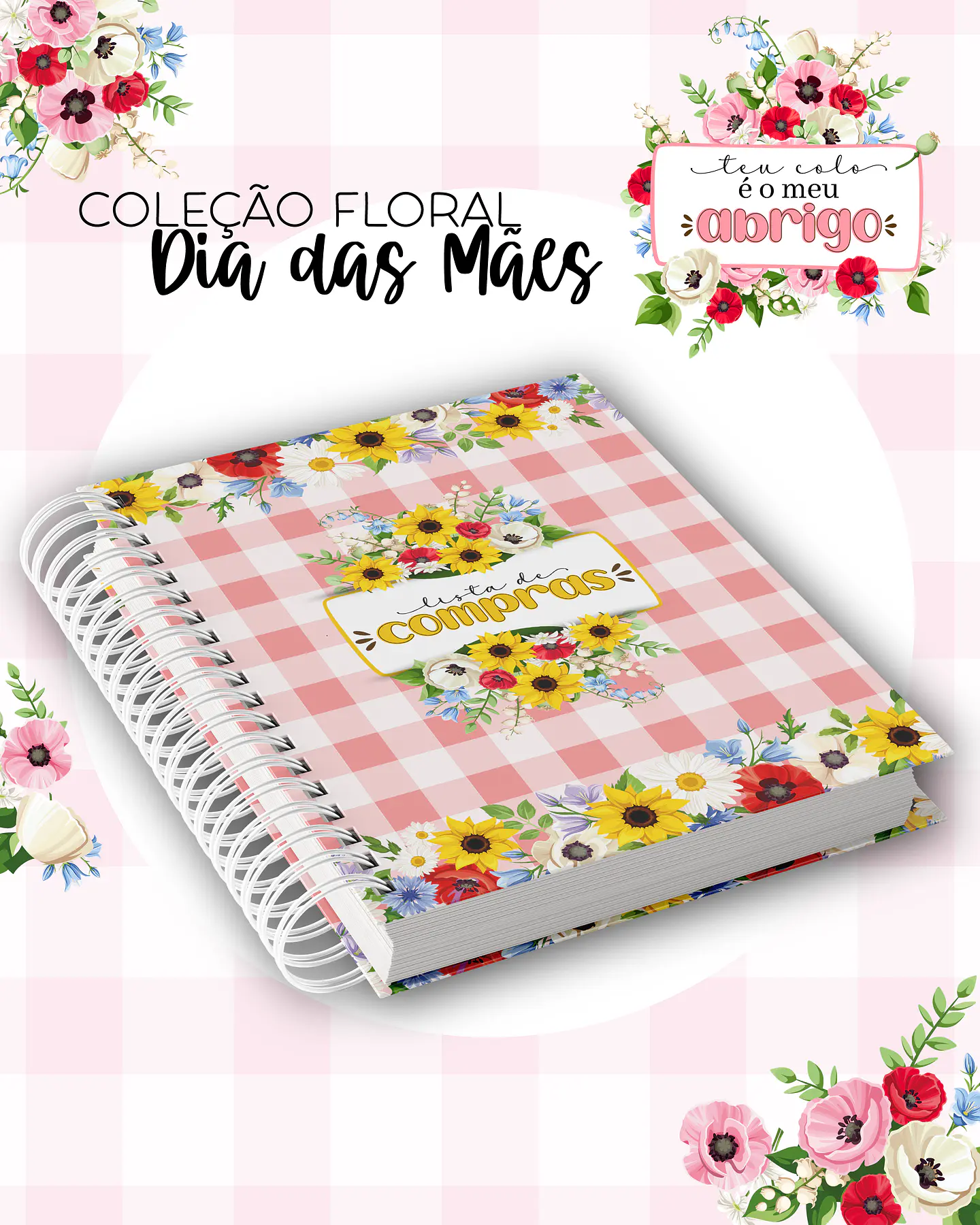 Arquivo Encadernação Floral Dia das Mães - Dream Arts 5