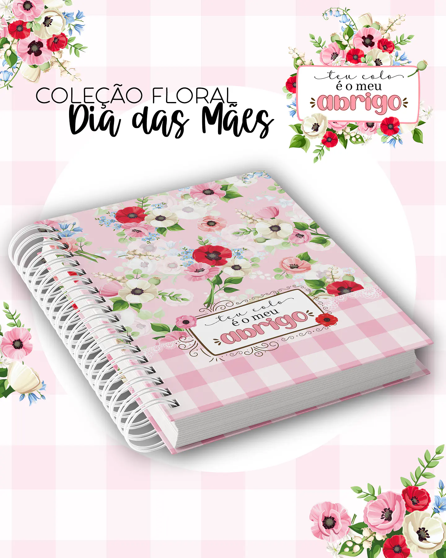 Arquivo Encadernação Floral Dia das Mães - Dream Arts 7