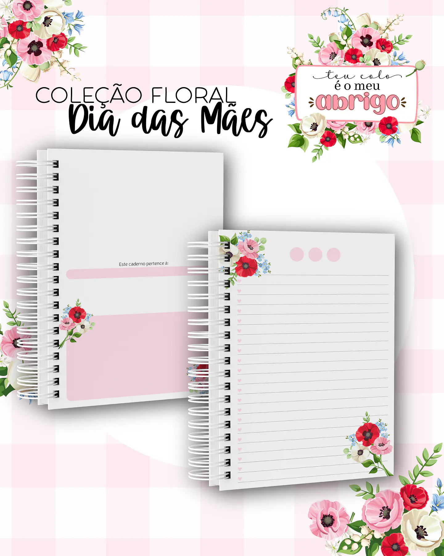 Arquivo Encadernação Floral Dia das Mães - Dream Arts 17