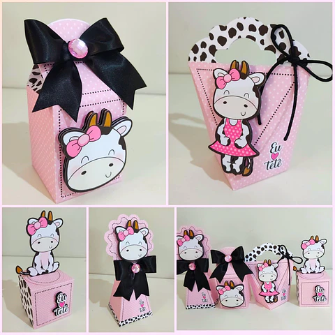 Arquivo De Corte Vaquinha Rosa