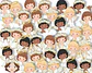 Kit Digital Anjinhos Dourado com Branco - Thumbnail 2
