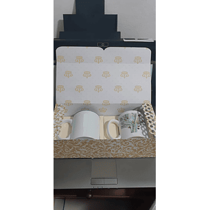 Arquico de Corte Caixa Caneca Padrinhos Dupla