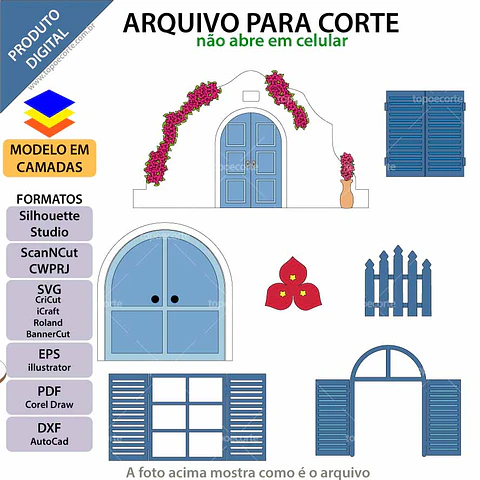 Arquivo Topo de Bolo Mamma Mia Portas