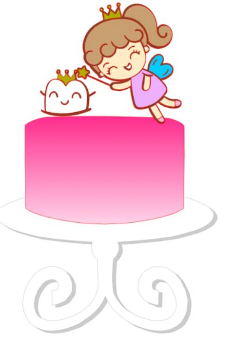 Arquivo de Corte Topo de Bolo Fada do Dente