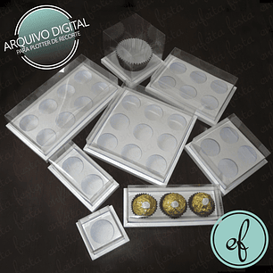 Arquivo de Corte Caixas Doces Acetato - Enfeita Festa