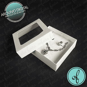 Arquivo de Corte Porta Joias 8X8X3 - Enfeita Festa