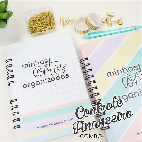 Arquivo Combo de Cadernos Financeiros com Insert Calendário de 24/25 - LEIA A DESCRIÇÃO