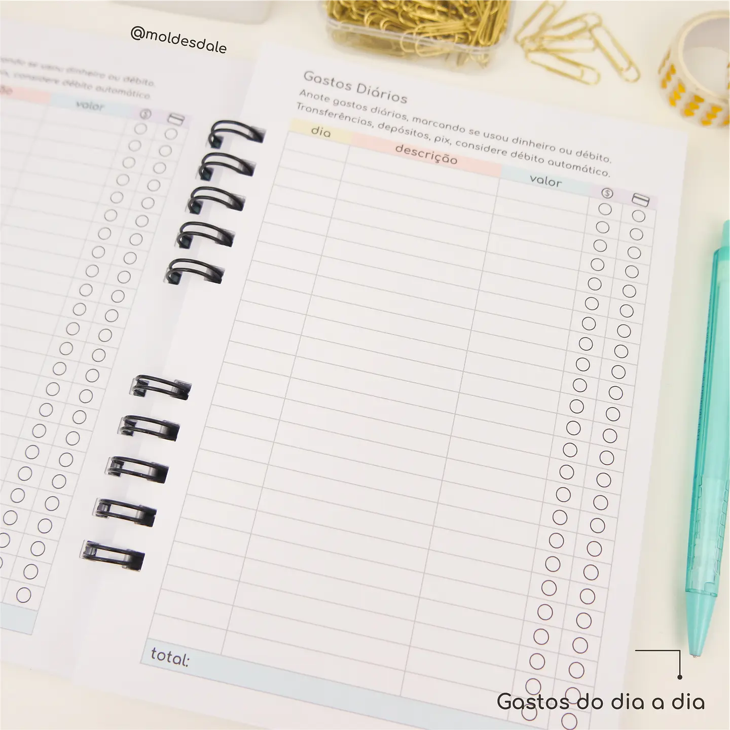Arquivo Combo de Cadernos Financeiros com Insert Calendário de 24/25 - LEIA A DESCRIÇÃO 8