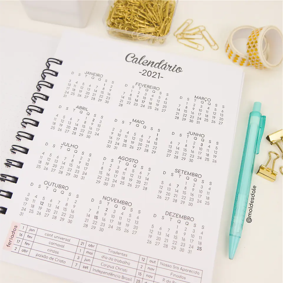 Arquivo Combo de Cadernos Financeiros com Insert Calendário de 24/25 - LEIA A DESCRIÇÃO 17