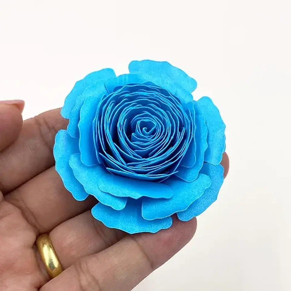 Arquivo de Corte Combo 15 Flores Espirais - Abelha de Papel 3