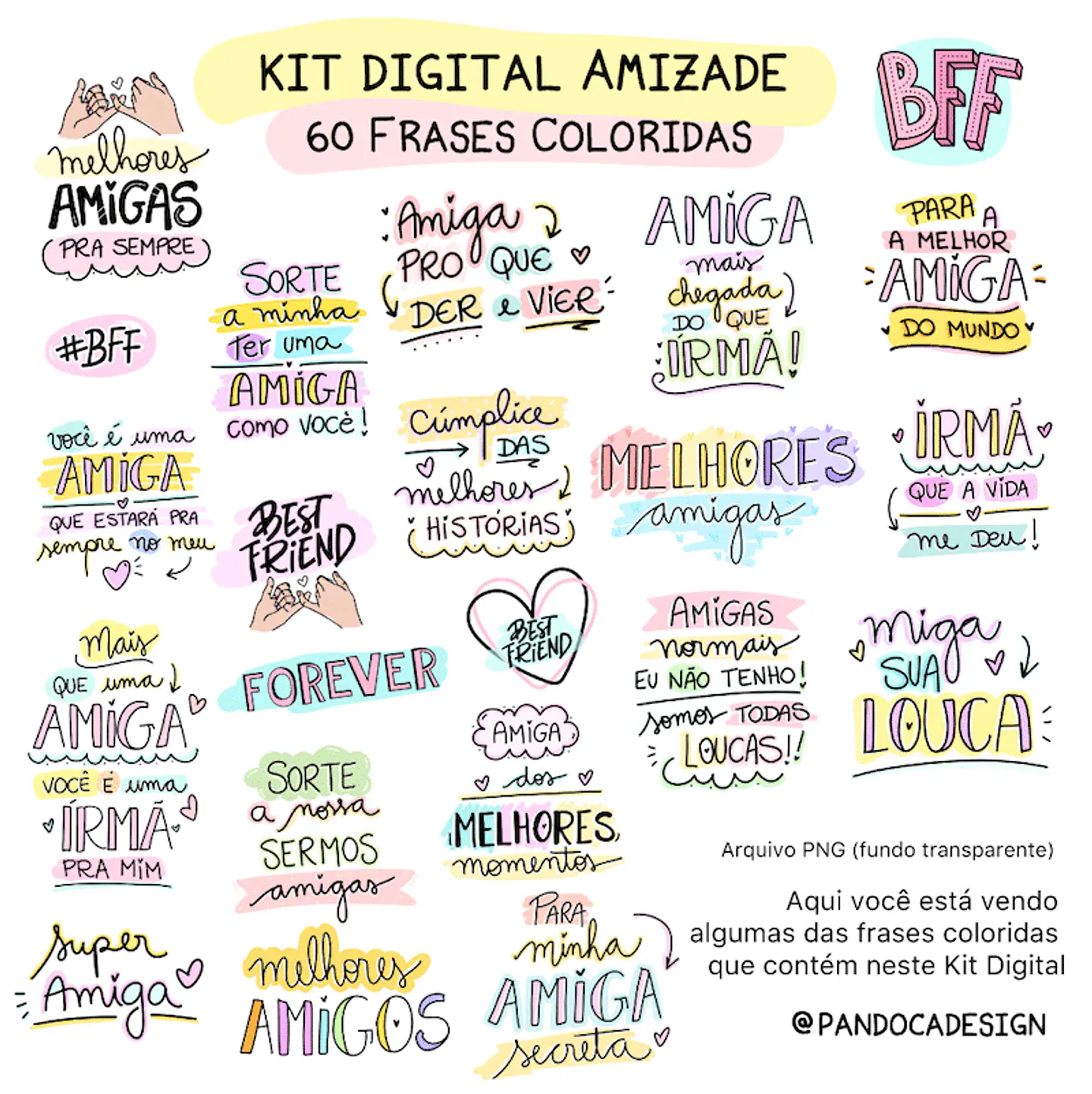 Kit Digital Amizade - Pandoca 3