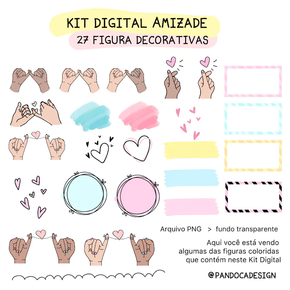 Kit Digital Amizade - Pandoca 5