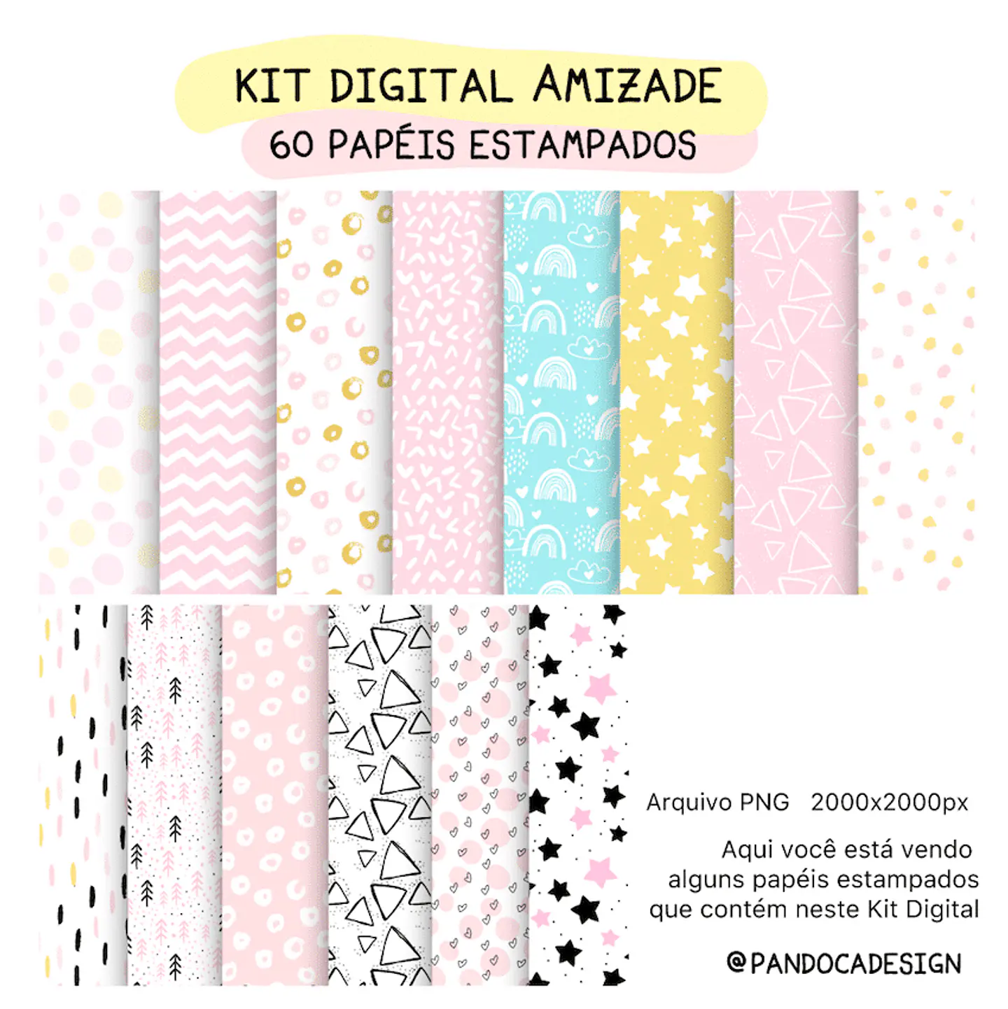 Kit Digital Amizade - Pandoca 6