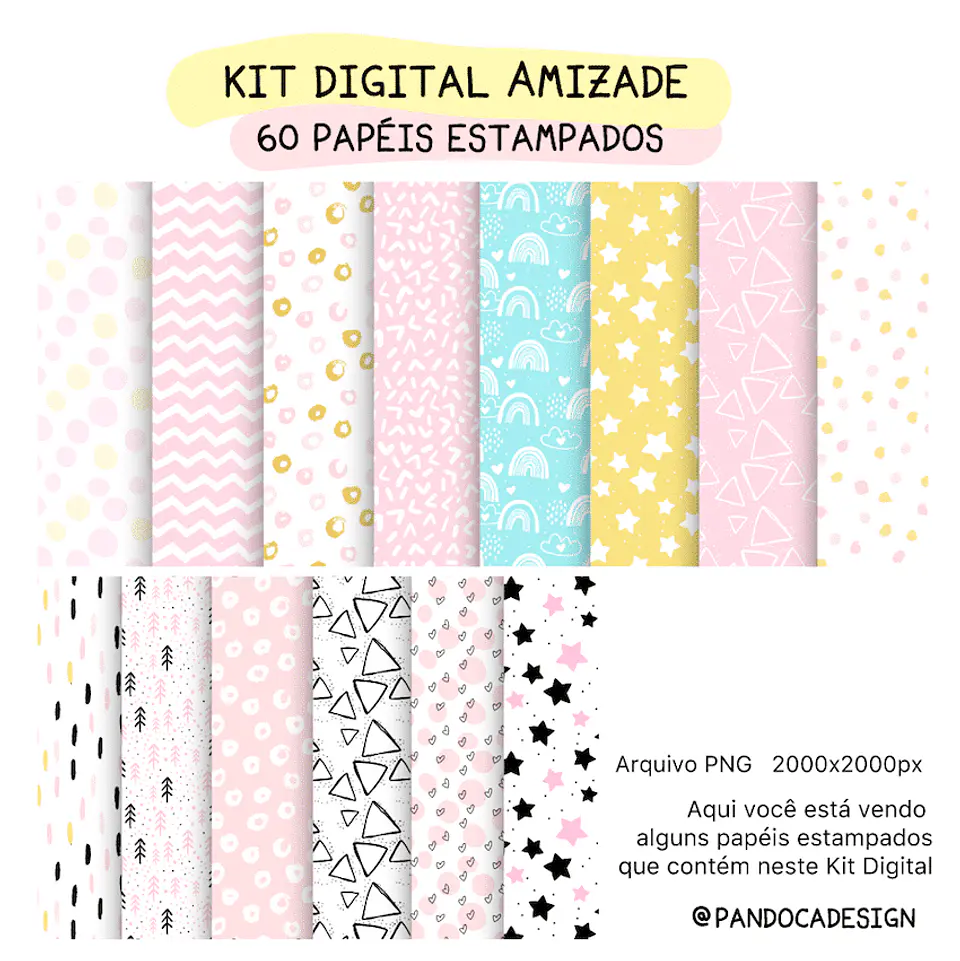 Kit Digital Amizade - Pandoca 6