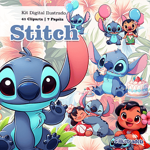 Kit Digital Stitch 3D - illustradeb