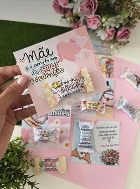Arquivo card e balinha dia das mães - pandoca