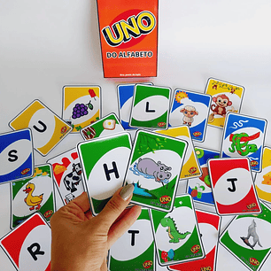 Arquivo de Corte Uno do Alfabeto - Somente PDF