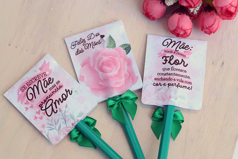 Arquivo Dia das Mães Capinha para Lápis - Loopinha