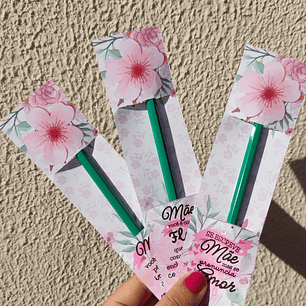 Arquivo Dia das Mães Card Envelope Lápis - Loopinha