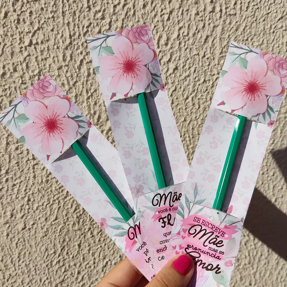 Arquivo Dia das Mães Card Envelope Lápis - Loopinha 1
