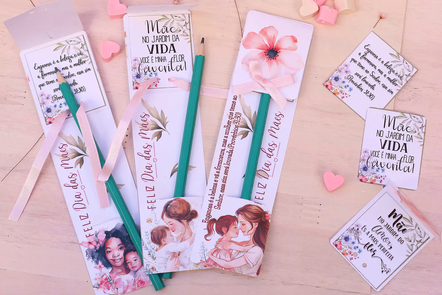 Arquivo Dia das Mães Card Lápis Envelope - Loopinha 1