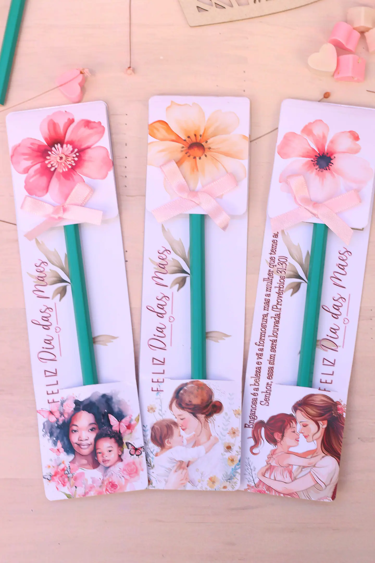 Arquivo Dia das Mães Card Lápis Envelope - Loopinha 3
