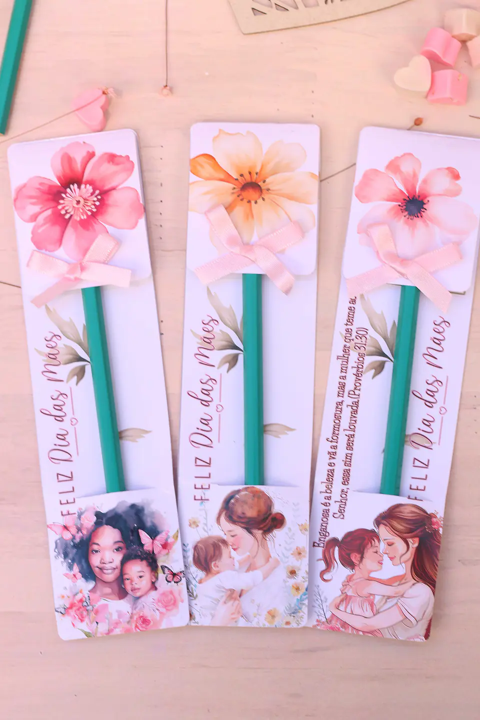 Arquivo Dia das Mães Card Lápis Envelope - Loopinha 3