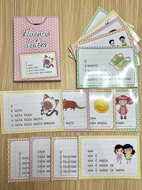 Arquivo Cards Fluência Leitora - Somente PDF