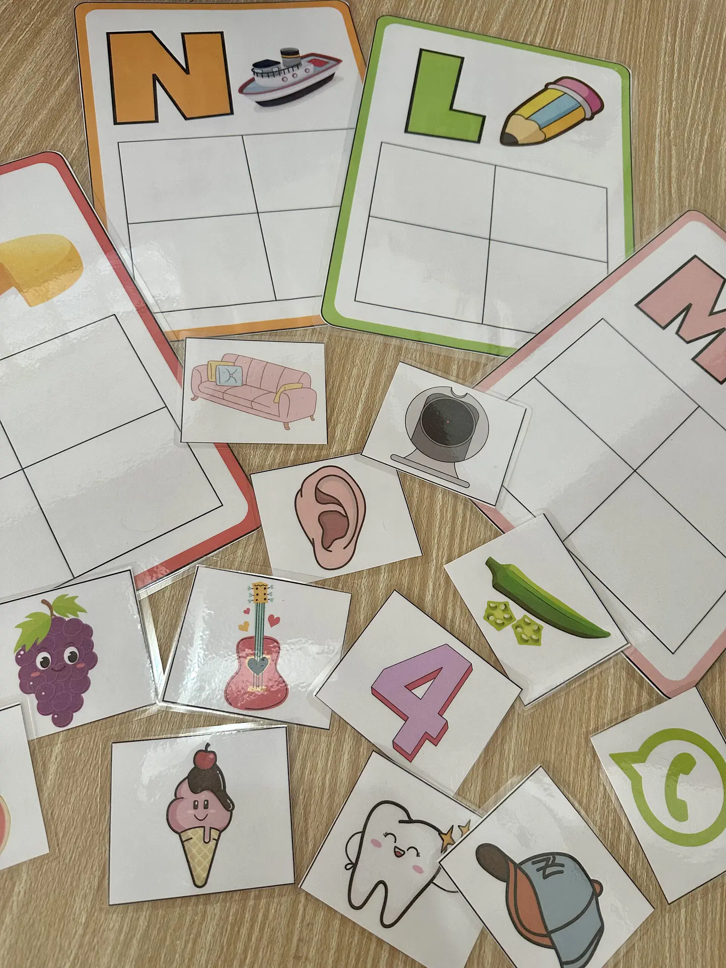 Arquivo Cards Tabileiro de Letras - Somente PDF 1