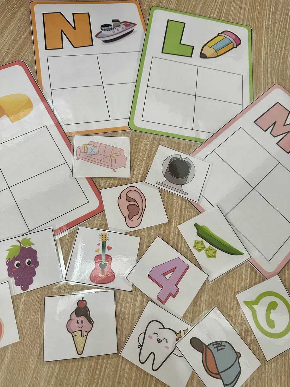 Arquivo Cards Tabileiro de Letras - Somente PDF 1